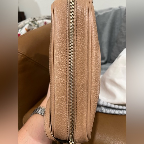 Gucci Soho Disco Crossbody Bag Beige Leather w/bonus twilly - Picture 12 of 16